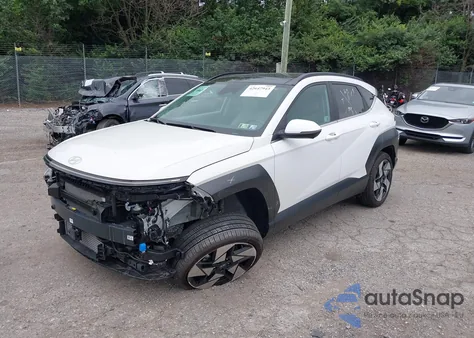 2024 Hyundai Kona Limited из США, поврежденный, VIN KM8HECA33RU101890